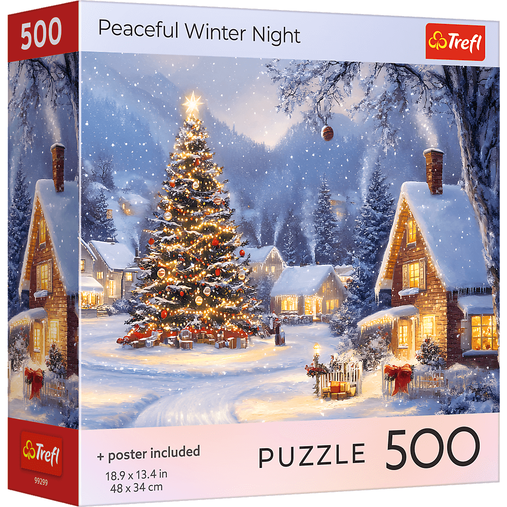 Békés téli éj Trefl 500 darabos kirakó puzzle (TR-USA_99299) - puzzlegarden