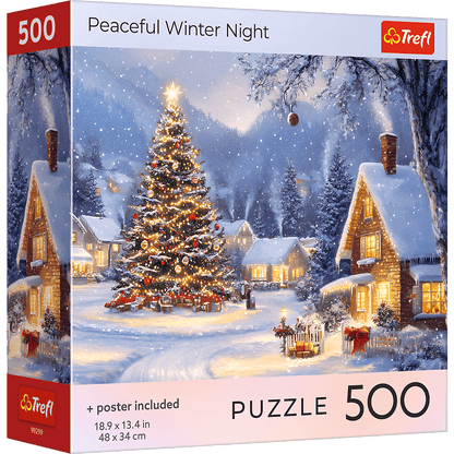 Békés téli éj Trefl 500 darabos kirakó puzzle (TR-USA_99299) - puzzlegarden
