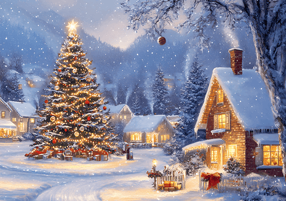 Békés téli éj Trefl 500 darabos kirakó puzzle (TR-USA_99299) - puzzlegarden