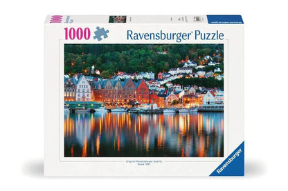 Bergen, Norvégia Ravensburger 1000 darabos kirakó puzzle (RA - 12000669 4005555006695) - puzzlegarden