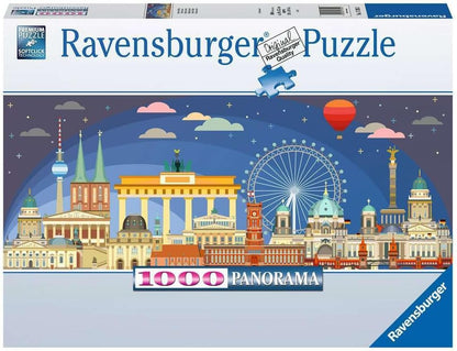 Berlin Éjszaka - panoráma Ravensburger 1000 darabos kirakó puzzle (RA-17395) - puzzlegarden