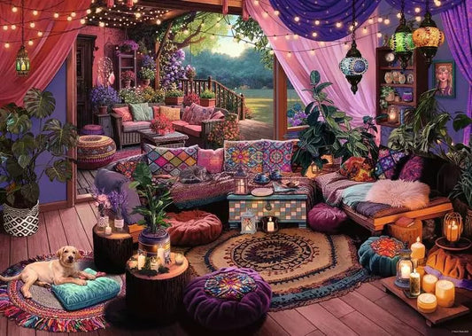 Boho menedék Ravensburger 1000 darabos kirakó puzzle (RA - 12001455) - puzzlegarden