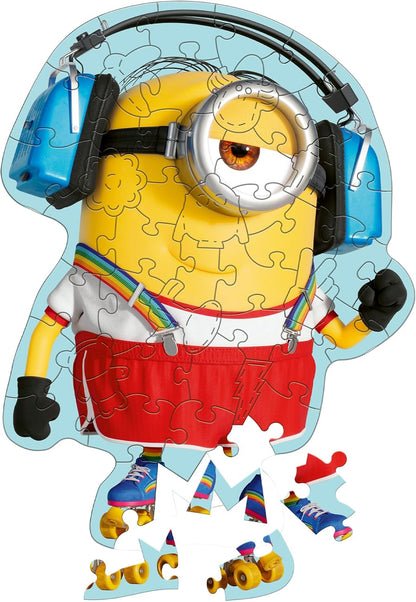 Bolondos Minion - Fa kirakó Trefl Wood Craft 50 darabos kirakó puzzle (TR - 20239 5900511202397) - puzzlegarden