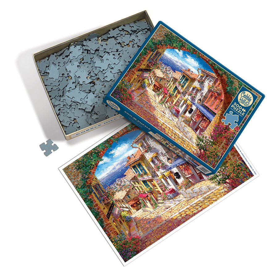 Boltív Cagnes felé Cobble Hill 500 darabos kirakó puzzle (CH - 45084) - puzzlegarden