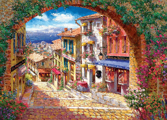 Boltív Cagnes felé Cobble Hill 500 darabos kirakó puzzle (CH - 45084) - puzzlegarden