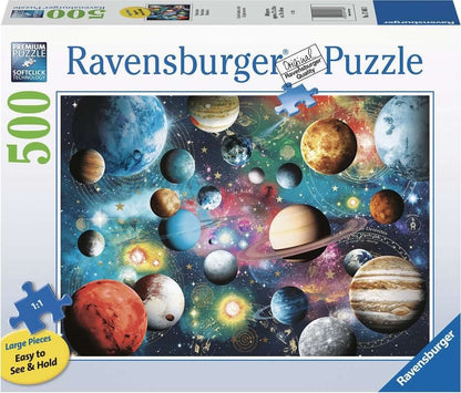 Bolygók - XXL Ravensburger 500 darabos kirakó puzzle (RA-17468 4005556174683) - puzzlegarden