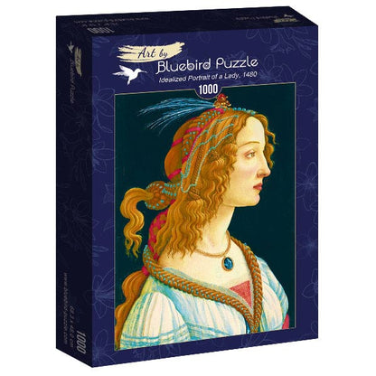 Botticelli - Egy fiatal nő portréja Bluebird 1000 darabos kirakó puzzle (BB-60023 3663384600234) - puzzlegarden