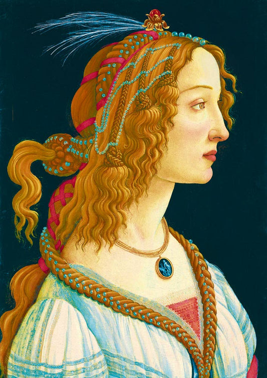 Botticelli - Egy fiatal nő portréja Bluebird 1000 darabos kirakó puzzle (BB - 60023) - puzzlegarden