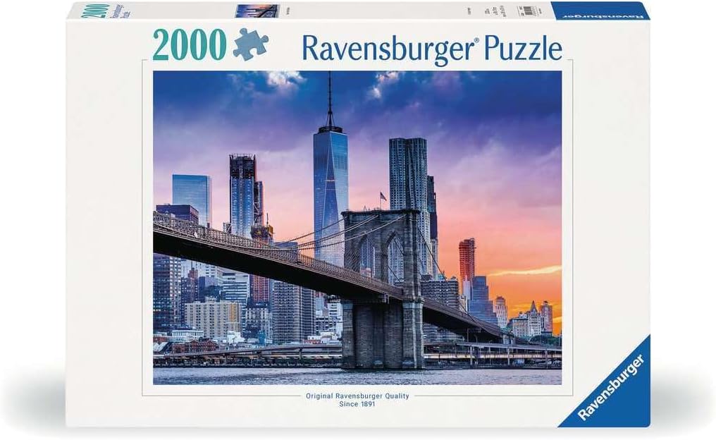 Brooklyn híd, New York Ravensburger 2000 darabos kirakó puzzle (RA - 16011 4005556160112) - puzzlegarden