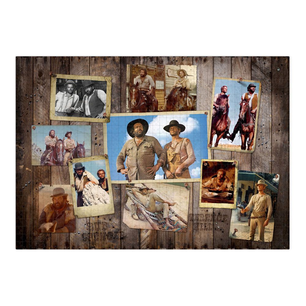 Bud Spencer & Terence Hill - Western filmek kollázs Oakie Doakie Games 1000 darabos kirakó puzzle (ODG-010001 4056133018197) - puzzlegarden