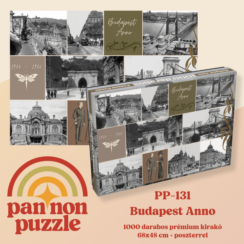 Budapest Anno Pannon Puzzle 1000 darabos kirakó puzzle (PP-121) - puzzlegarden