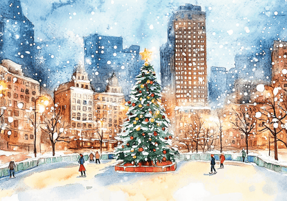 Central Park – Téli csodaország Trefl 1000 darabos kirakó puzzle (TR-99277) - puzzlegarden