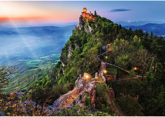 Cesta Torony, San Marino Trefl 1000 darabos kirakó puzzle (TR - 10822 5900511108224) - puzzlegarden