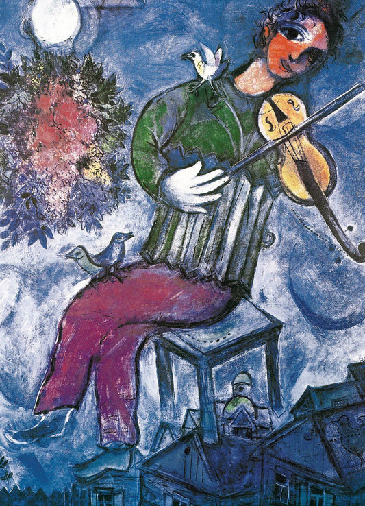 Chagall - A Kék Hegedűs EuroGraphics 1000 darabos kirakó puzzle (EUR - 6000 - 0852) - puzzlegarden