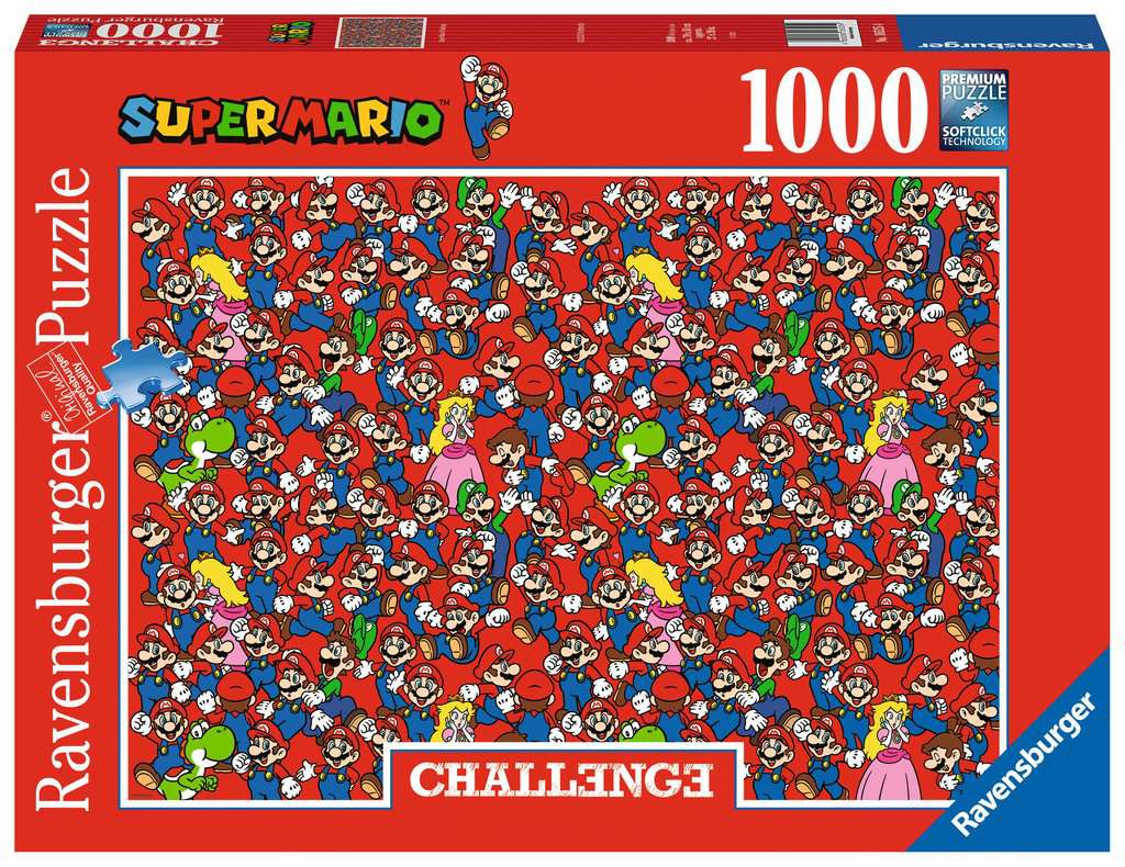 Challenge - Nintendo Super Mario Bros Ravensburger 1000 darabos kirakó puzzle (RA-16525 4005556165254) - puzzlegarden