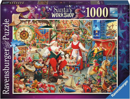 Chrismas Edition 2022 - A Mikulás Műhelye Ravensburger 1000 darabos kirakó puzzle (RA-17300 4005556173006) - puzzlegarden