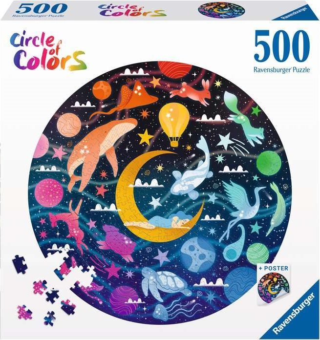 Circle of Colors - Álmok Ravensburger 500 darabos kirakó puzzle (RA-12000818 4005555008187) - puzzlegarden