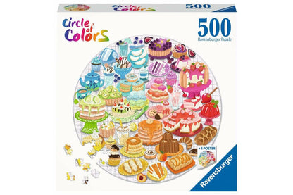 Circle Of Colors - Desszertek Ravensburger 500 darabos kirakó puzzle (RA-17171 4005556171712) - puzzlegarden