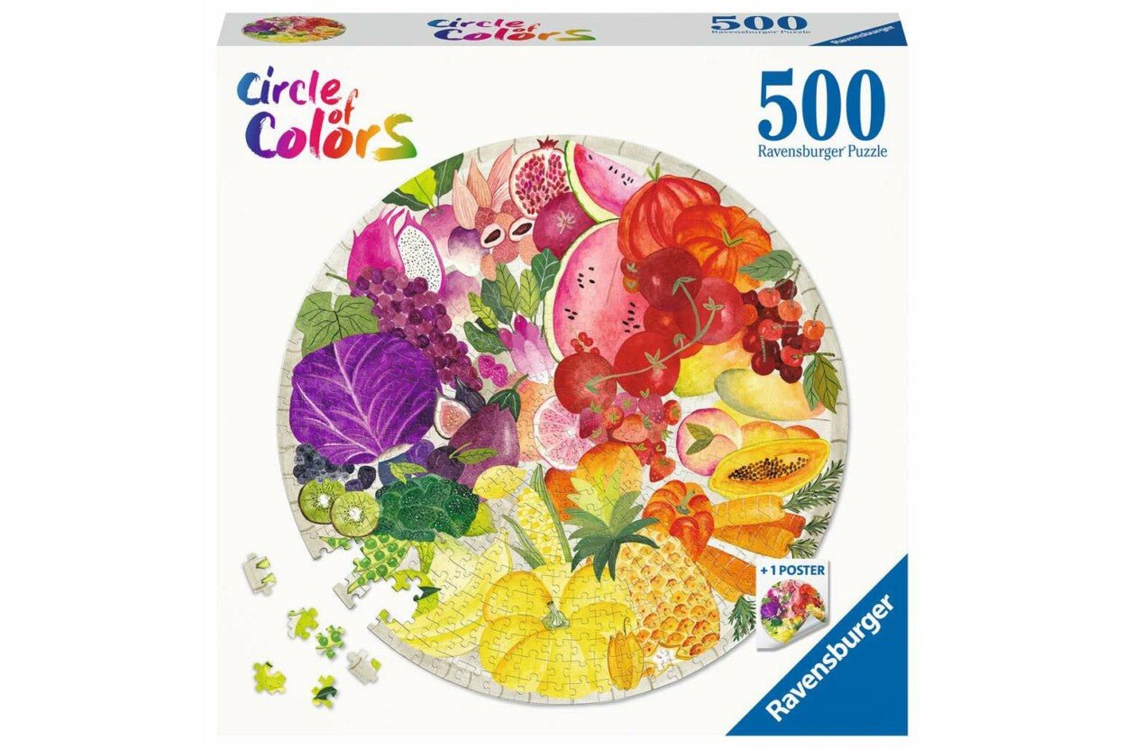 Circle Of Colors - Gyümölcsök és Zöldségek Ravensburger 500 darabos kirakó puzzle (RA-17169 4005556171699) - puzzlegarden