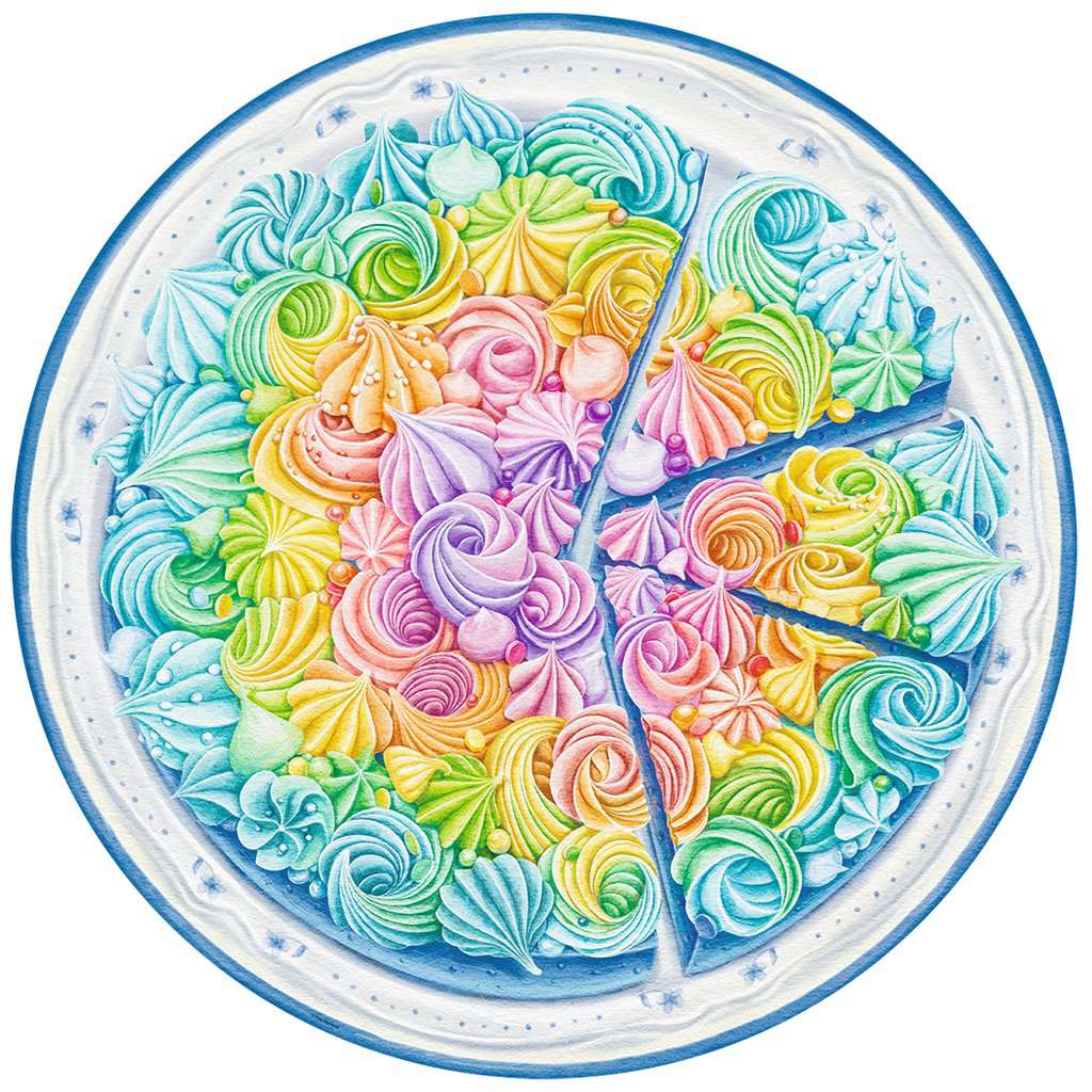 Circle Of Colors - Szivárvány Torta Ravensburger 500 darabos kirakó puzzle (RA-17349 4005556173495) - puzzlegarden