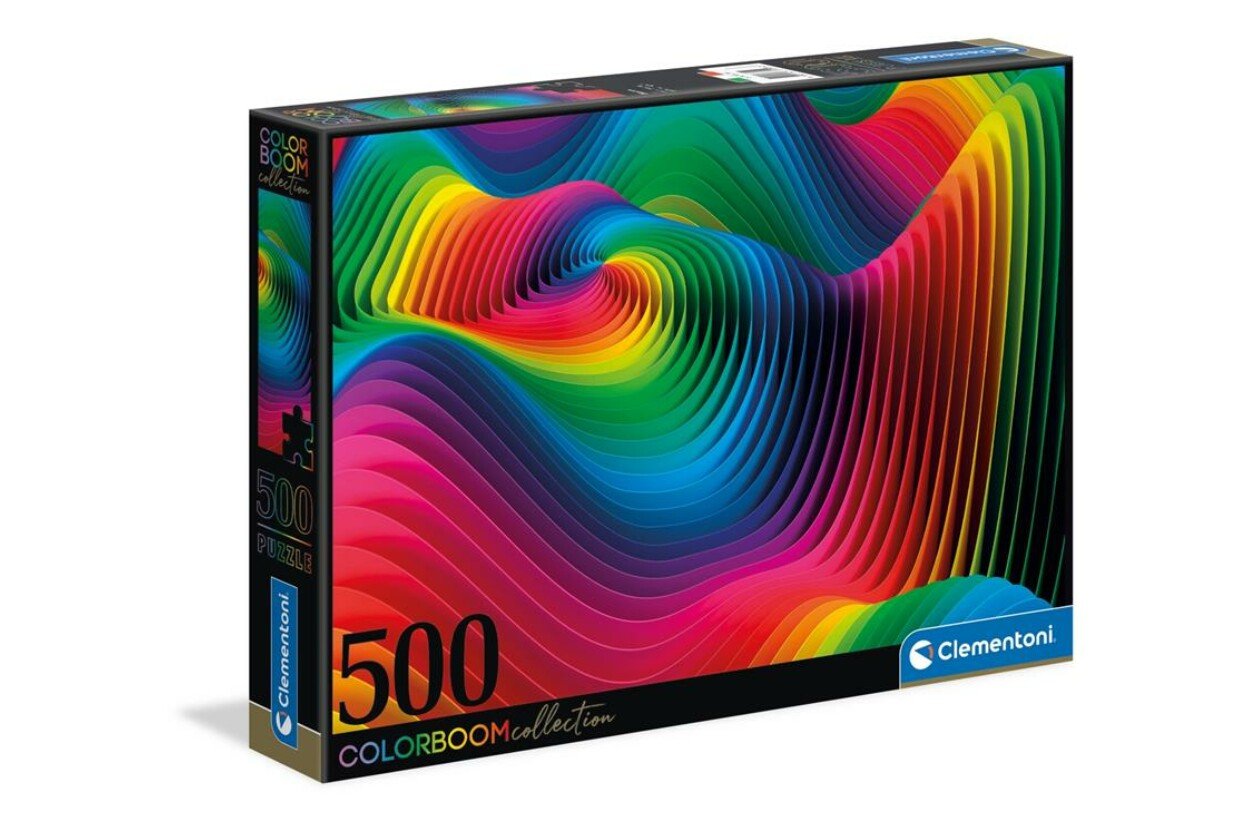 ColorBoom Kollekció - Hullám Clementoni 500 darabos kirakó puzzle (CL-35093 8005125350933) - puzzlegarden