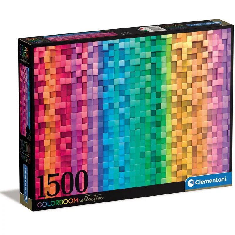 ColorBoom Kollekció - Pixelek Clementoni 1500 darabos kirakó puzzle (CL-31689 8005125316892) - puzzlegarden