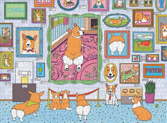 Corgi múzeum Galison 1000 darabos kirakó puzzle (GA - 9780735370463) - puzzlegarden