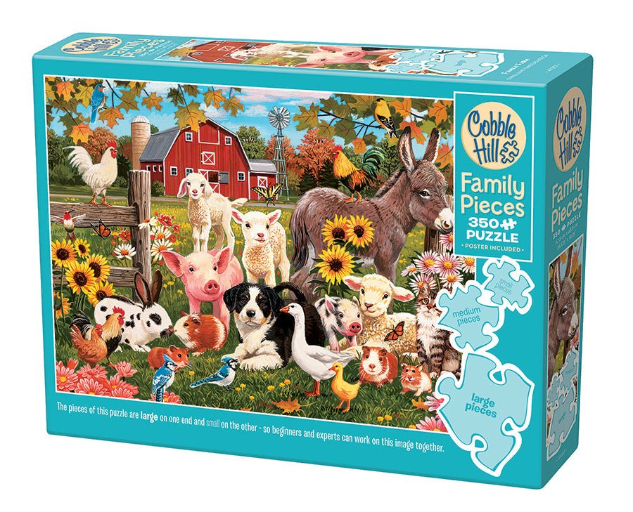 Családi farm Cobble Hill 350 darabos kirakó puzzle (CH - 47037) - puzzlegarden