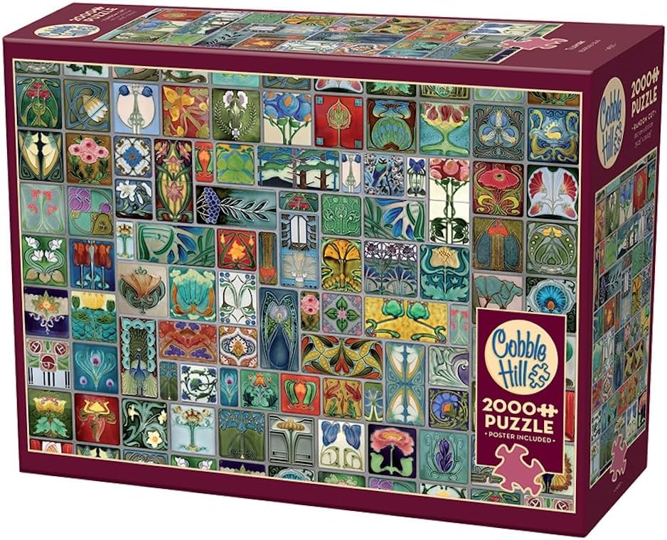 Csempeminták Cobble Hill 2000 darabos kirakó puzzle (CH - 49017) - puzzlegarden