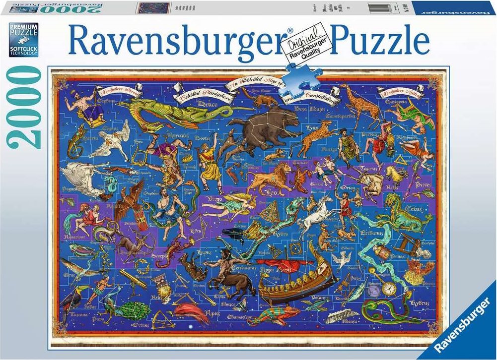 Csillagképek Ravensburger 2000 darabos kirakó puzzle (RA-17440 4005556174409) - puzzlegarden