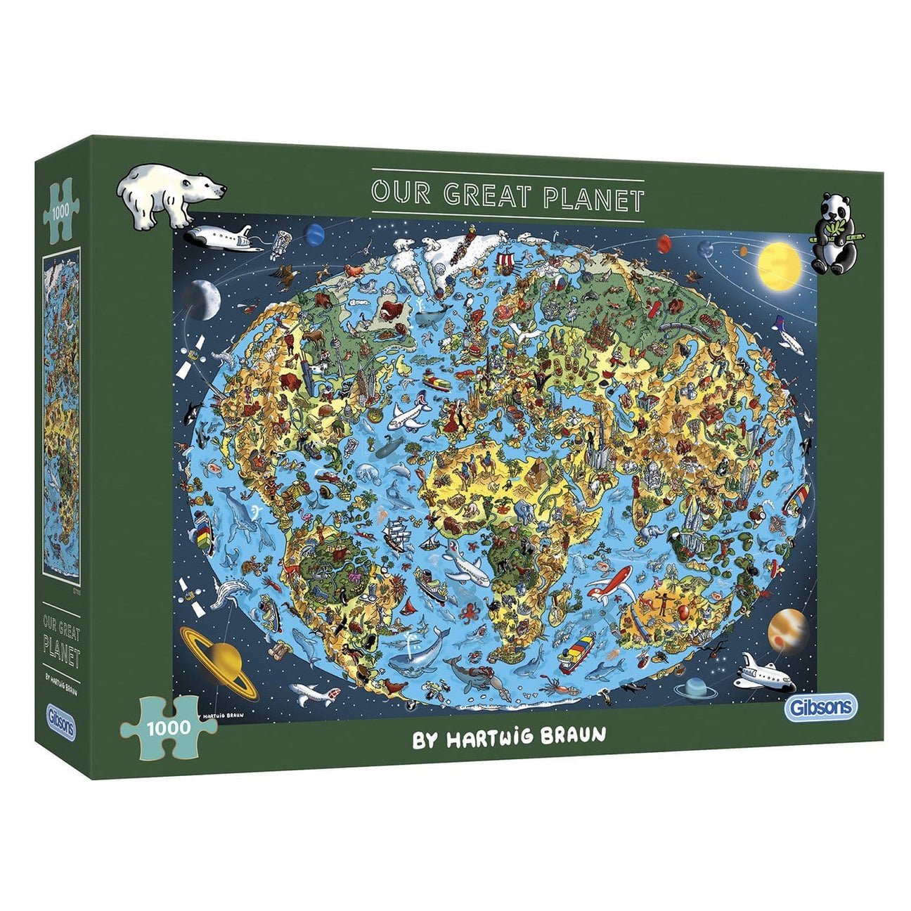 Csodálatos Bolygónk Gibsons 1000 darabos kirakó puzzle (G-G7110 5012269071108) - puzzlegarden