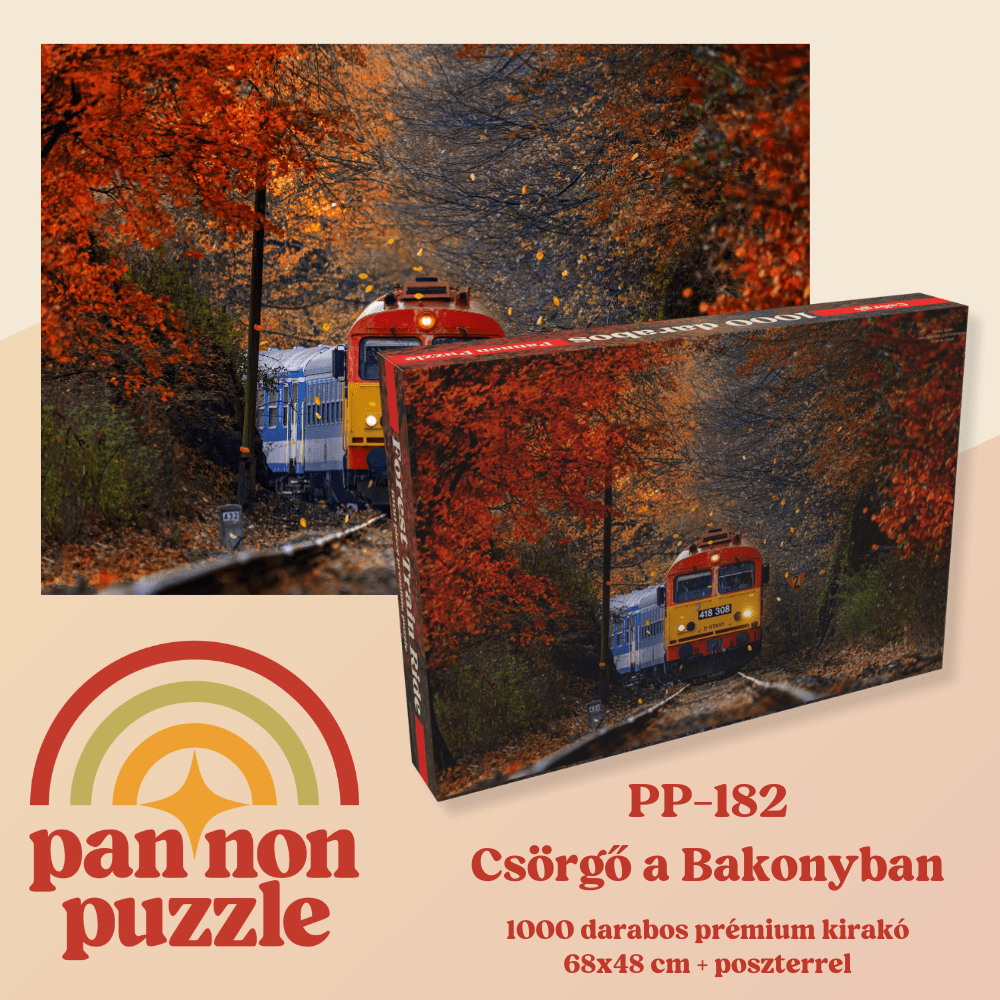 Csörgő a Bakonyban Pannon Puzzle 1000 darabos kirakó puzzle (PP-182) - puzzlegarden