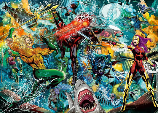 DC Collectors Edition - Aquaman Ravensburger 1000 darabos kirakó puzzle (RA - 12001346 4005555013464) - puzzlegarden