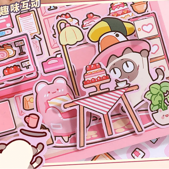 Desszertbolt - matricajelenet Simno 1 darabos kirakó puzzle (SN-6941776321033) - puzzlegarden