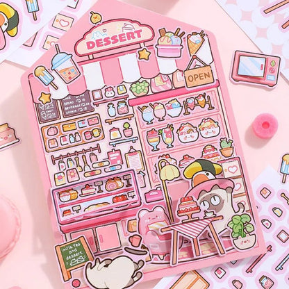 Desszertbolt - matricajelenet Simno 1 darabos kirakó puzzle (SN-6941776321033) - puzzlegarden