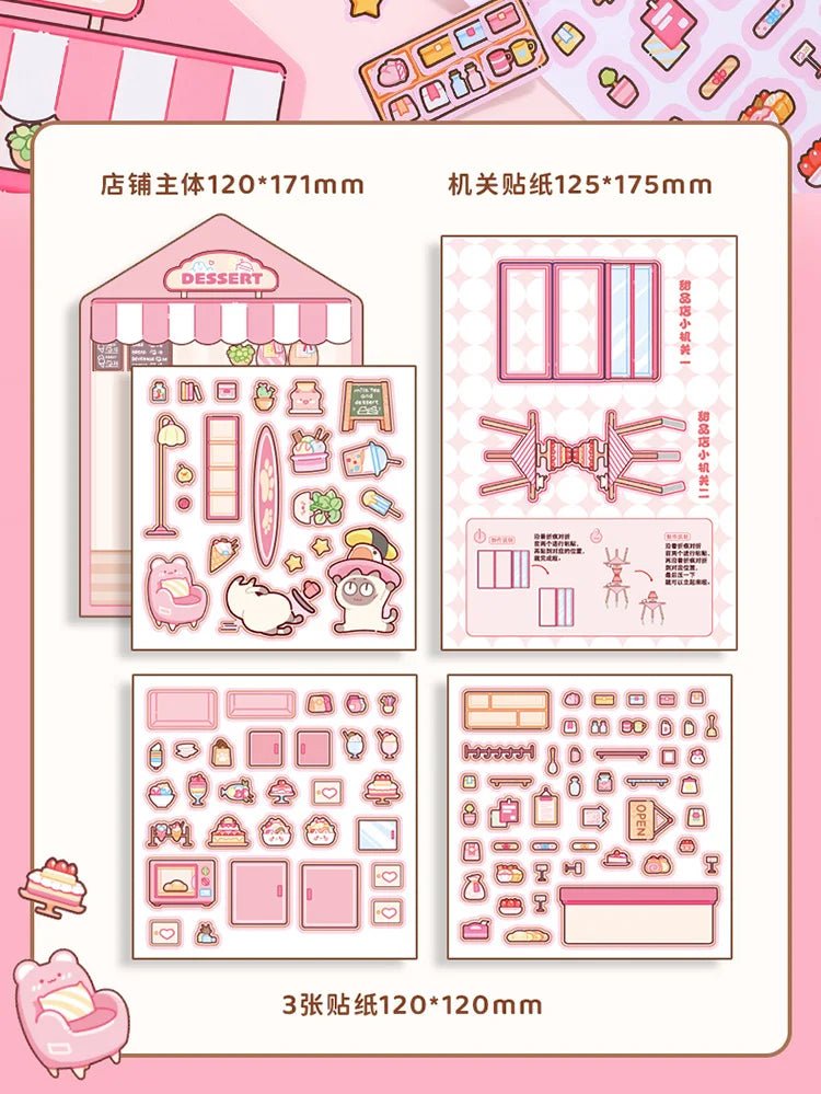 Desszertbolt - matricajelenet Simno 1 darabos kirakó puzzle (SN-6941776321033) - puzzlegarden