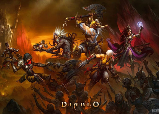 Diablo - Hősök csatája Good Loot 1000 darabos kirakó puzzle (GL - 5908305235415 5908305235415) - puzzlegarden