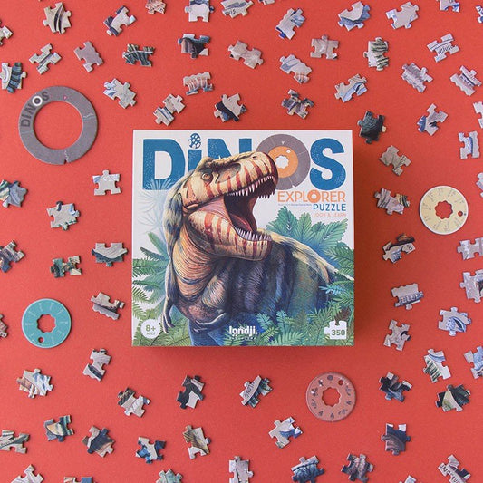 Dino felfedező Londji 350 darabos kirakó puzzle (LN - PZ567U) - puzzlegarden