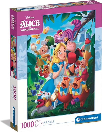 Disney - Alíz csodaországban Clementoni 1000 darabos kirakó puzzle (CL-39673 8005125396733) - puzzlegarden