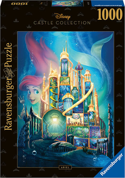 Disney Castle Collection - Ariel Ravensburger 1000 darabos kirakó puzzle (RA-17337 4005556173372) - puzzlegarden