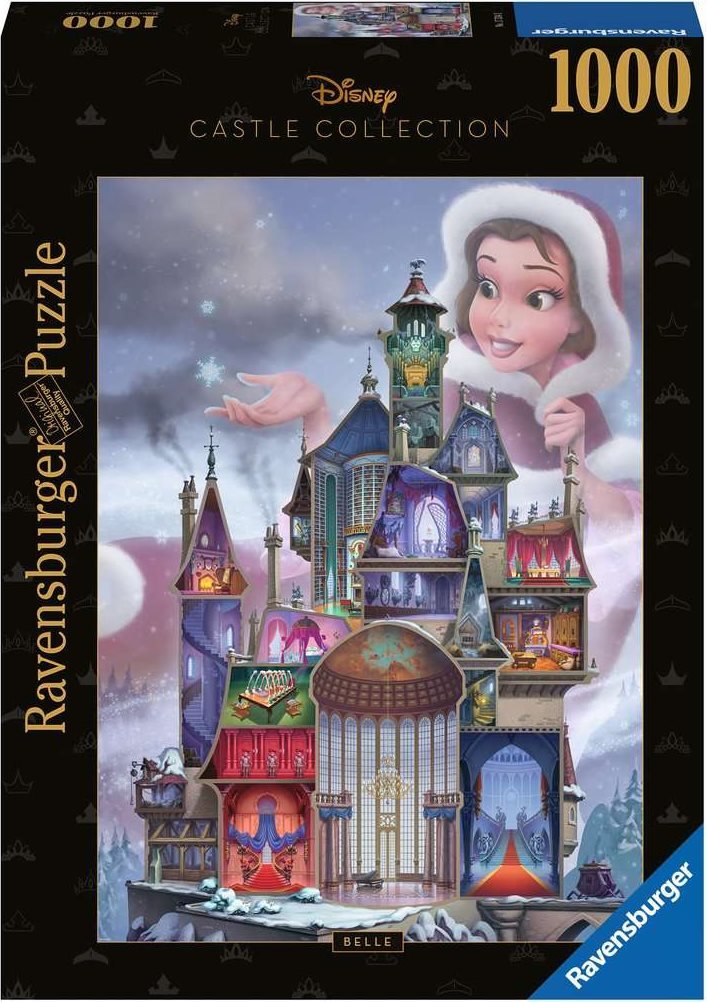 Disney Castle Collection - Belle Ravensburger 1000 darabos kirakó puzzle (RA-17334 4005556173341) - puzzlegarden