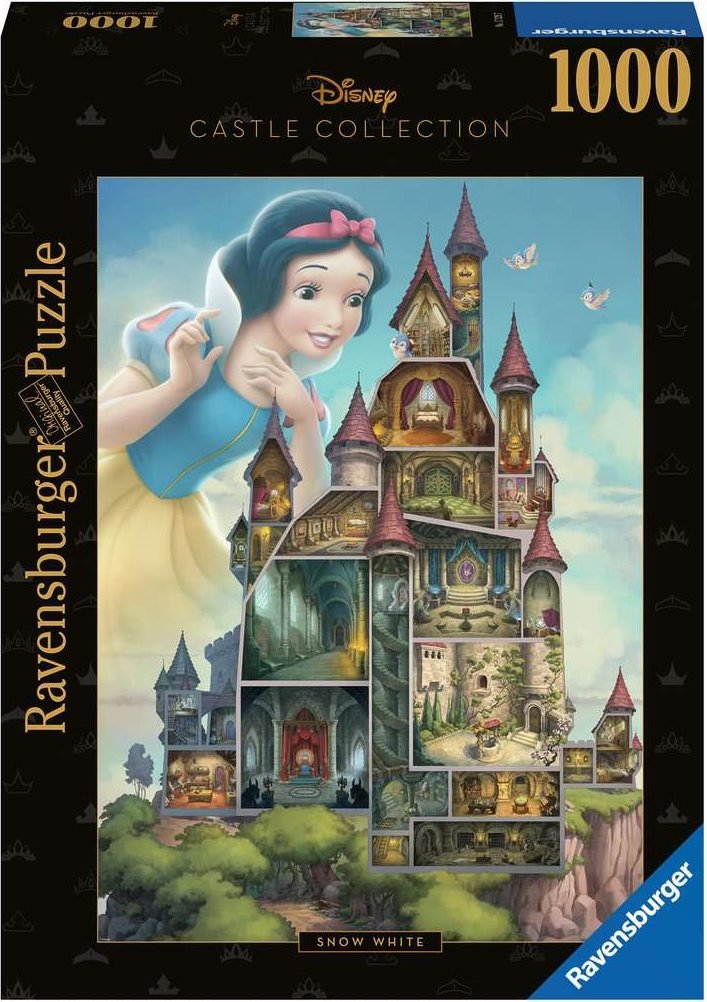 Disney Castle Collection - Hófehérke Ravensburger 1000 darabos kirakó puzzle (RA-17329 4005556173297) - puzzlegarden