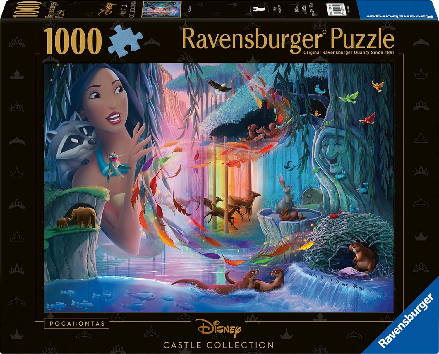 Disney Castle Collection - Pocahontas Ravensburger 1000 darabos kirakó puzzle (RA - 12001344 4005555013440) - puzzlegarden