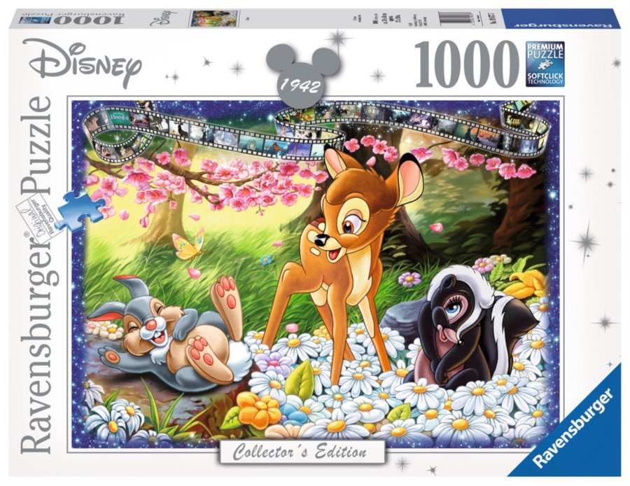 Disney Collector's Edition - Bambi Ravensburger 1000 darabos kirakó puzzle (RA-19677 4005556196777) - puzzlegarden