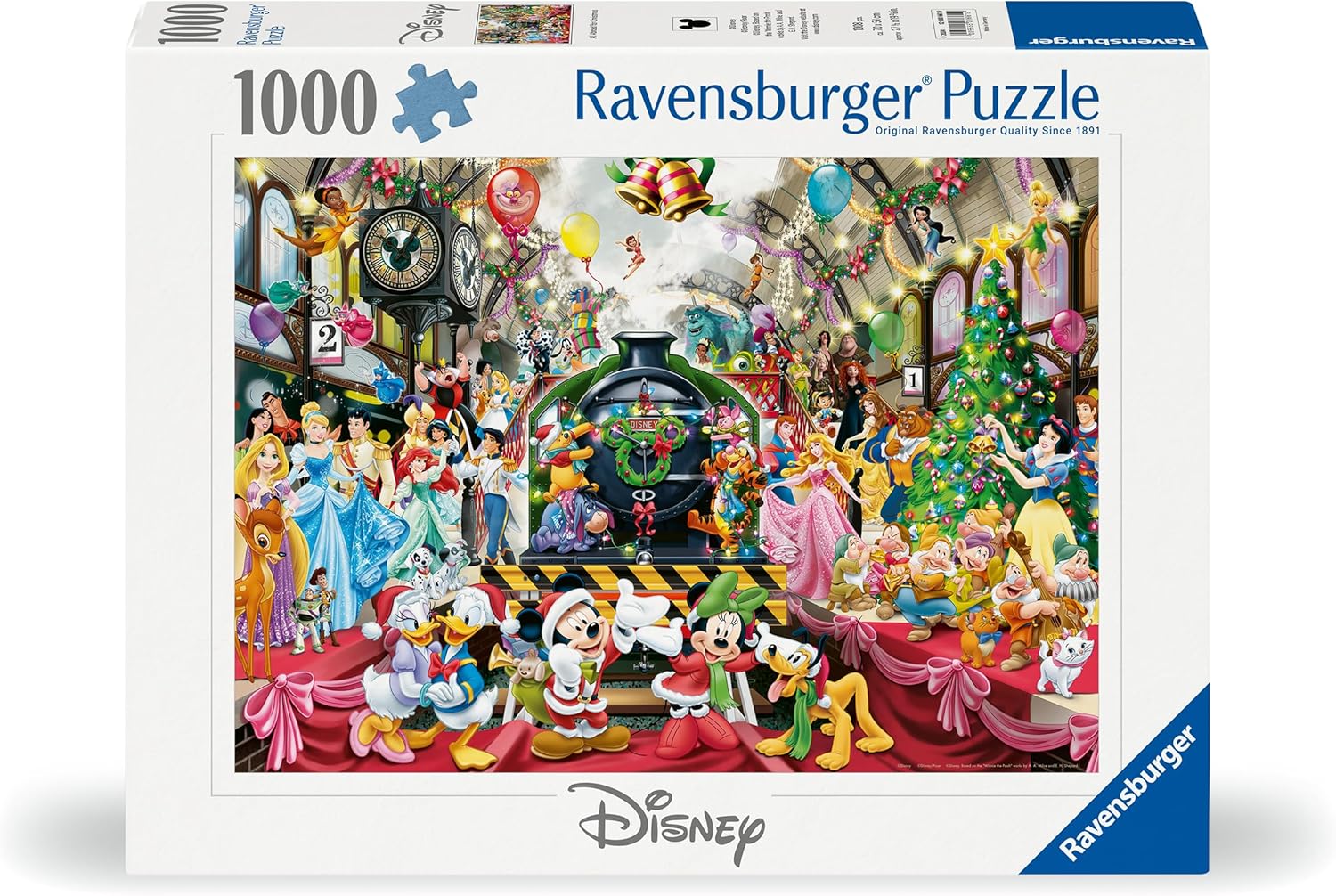 Disney Karácsony - Mindenki a fedélzeten! Ravensburger 1000 darabos kirakó puzzle (RA - 12000661 4005555006619) - puzzlegarden