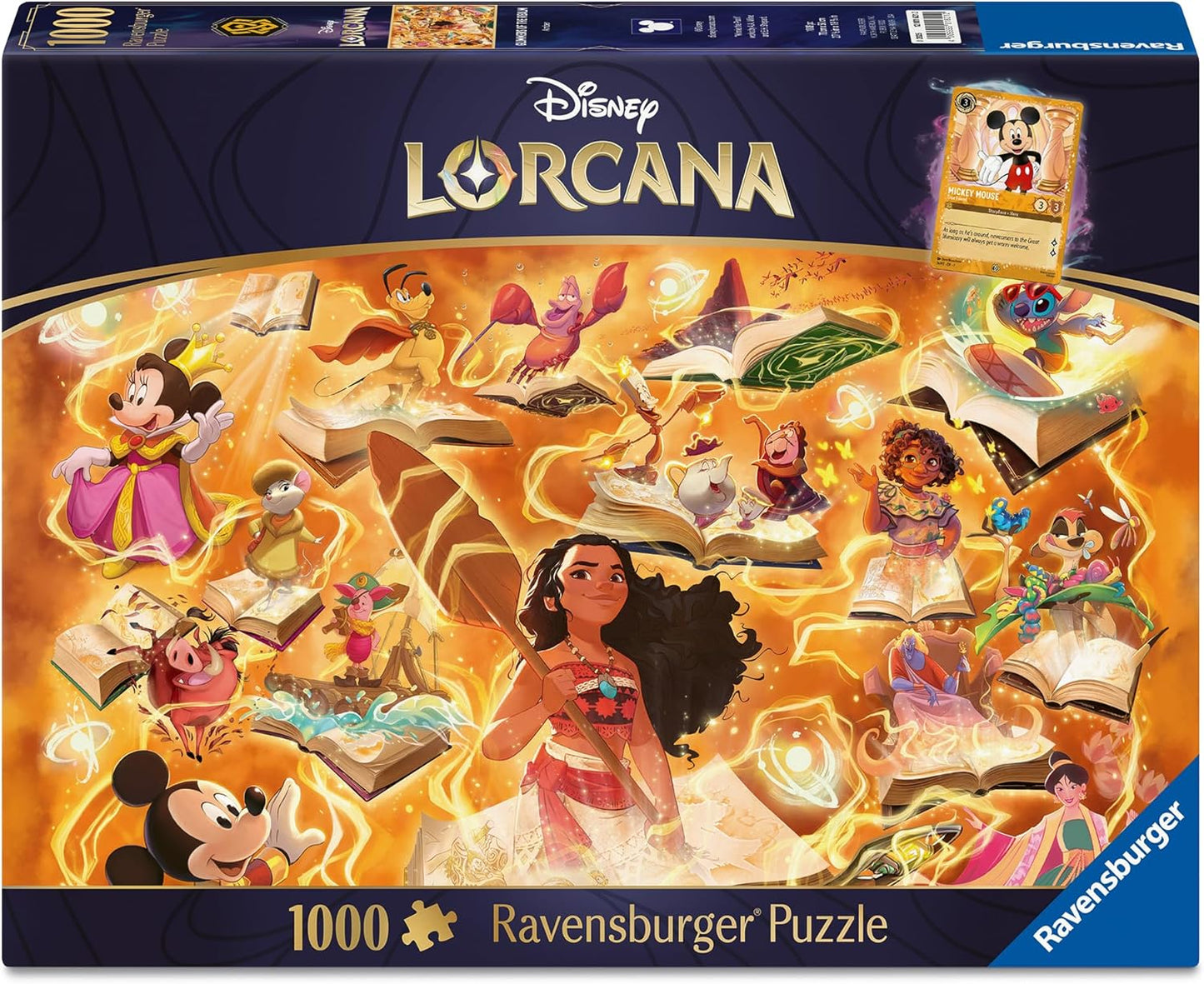 Disney Lorcana - A birodalom csillogása - Borostyán Ravensburger 1000 darabos kirakó puzzle (RA-12001621) - puzzlegarden