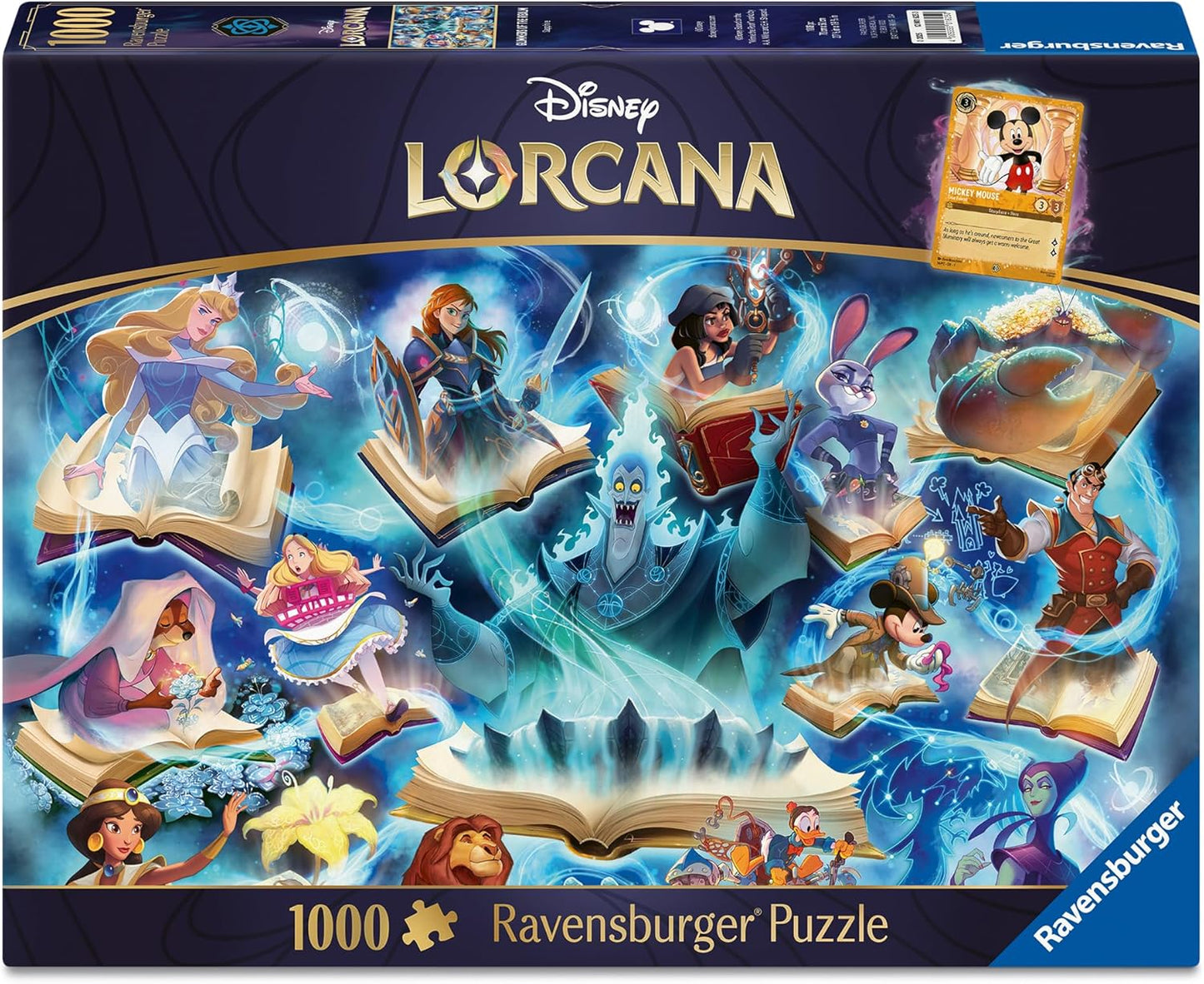 Disney Lorcana - A birodalom csillogása - Zafír Ravensburger 1000 darabos kirakó puzzle (RA-12001625) - puzzlegarden