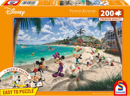 Disney – Mickey és Minnie Floridában Schmidt Spiele 200 darabos kirakó puzzle (SCH - 56559) - puzzlegarden