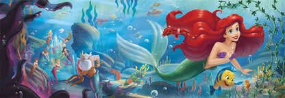 Disney Princess - Ariel - Panoráma Clementoni 1000 darabos kirakó puzzle (CL-39658 8005125396580) - puzzlegarden