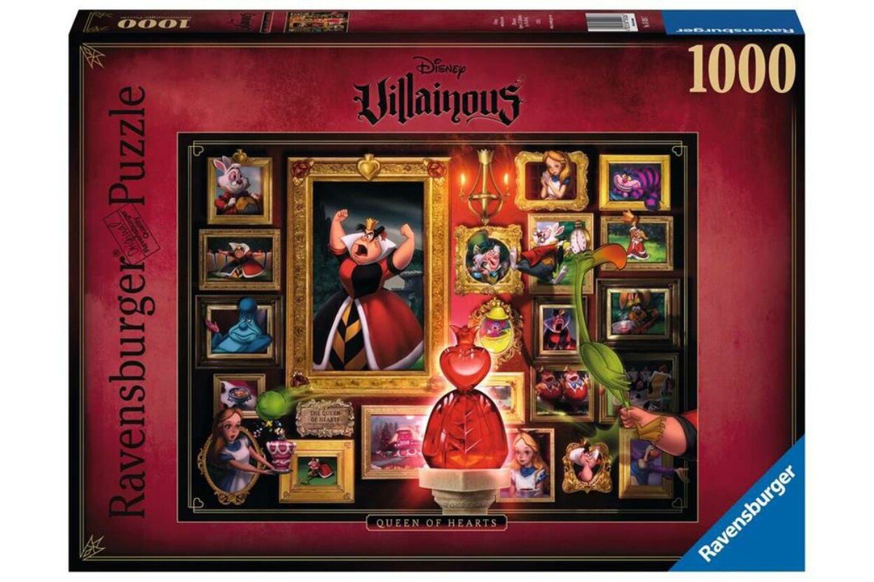 Disney Villainous - A Szív Királynő Ravensburger 1000 darabos kirakó puzzle (RA-15026 4005556150267) - puzzlegarden